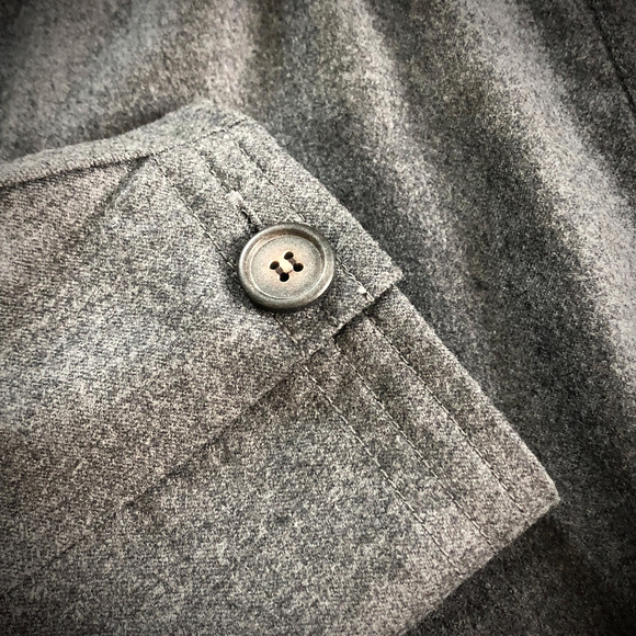 J. Crew Lightweight Wool Abby Swing Jacket in Heathered Grey, Size 6 - Picture 7 of 7